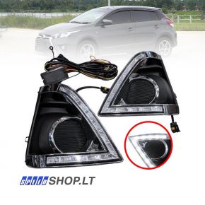 TOYOTA YARIS XP150 LED dienos šviesos žibintai